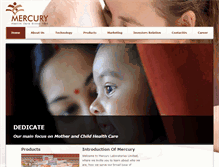Tablet Screenshot of mercurylabs.com
